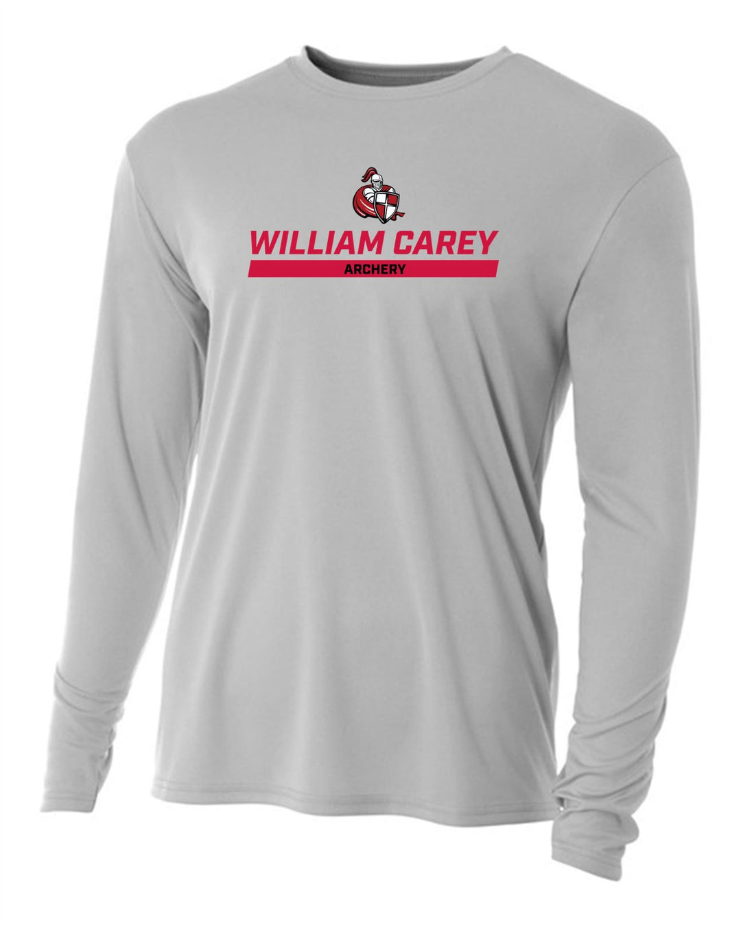 WCU Archery Men's Long-Sleeve Performance Shirt WCU Archery Silver Wc W/Crusader - Third Coast Soccer