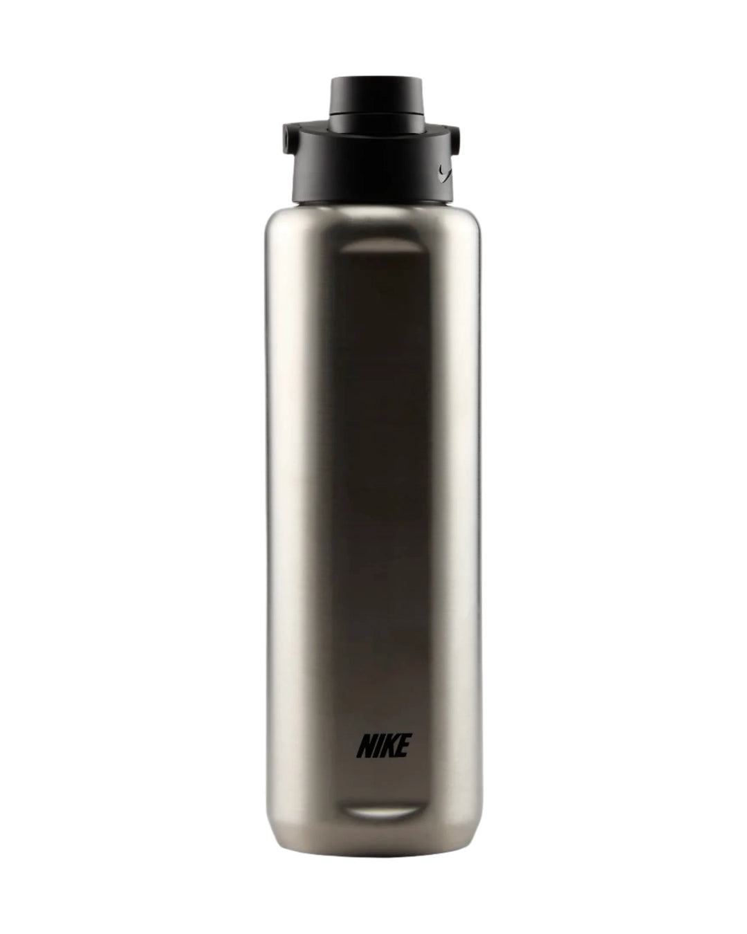 Nike SS Recharge Chug 32 Oz - Brushed Stainless Steel/Black Drinkware - Third Coast Soccer