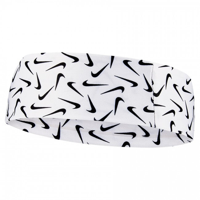 Nike Fury Printed Headband 3.0 - White/Black Player Accessories   - Third Coast Soccer