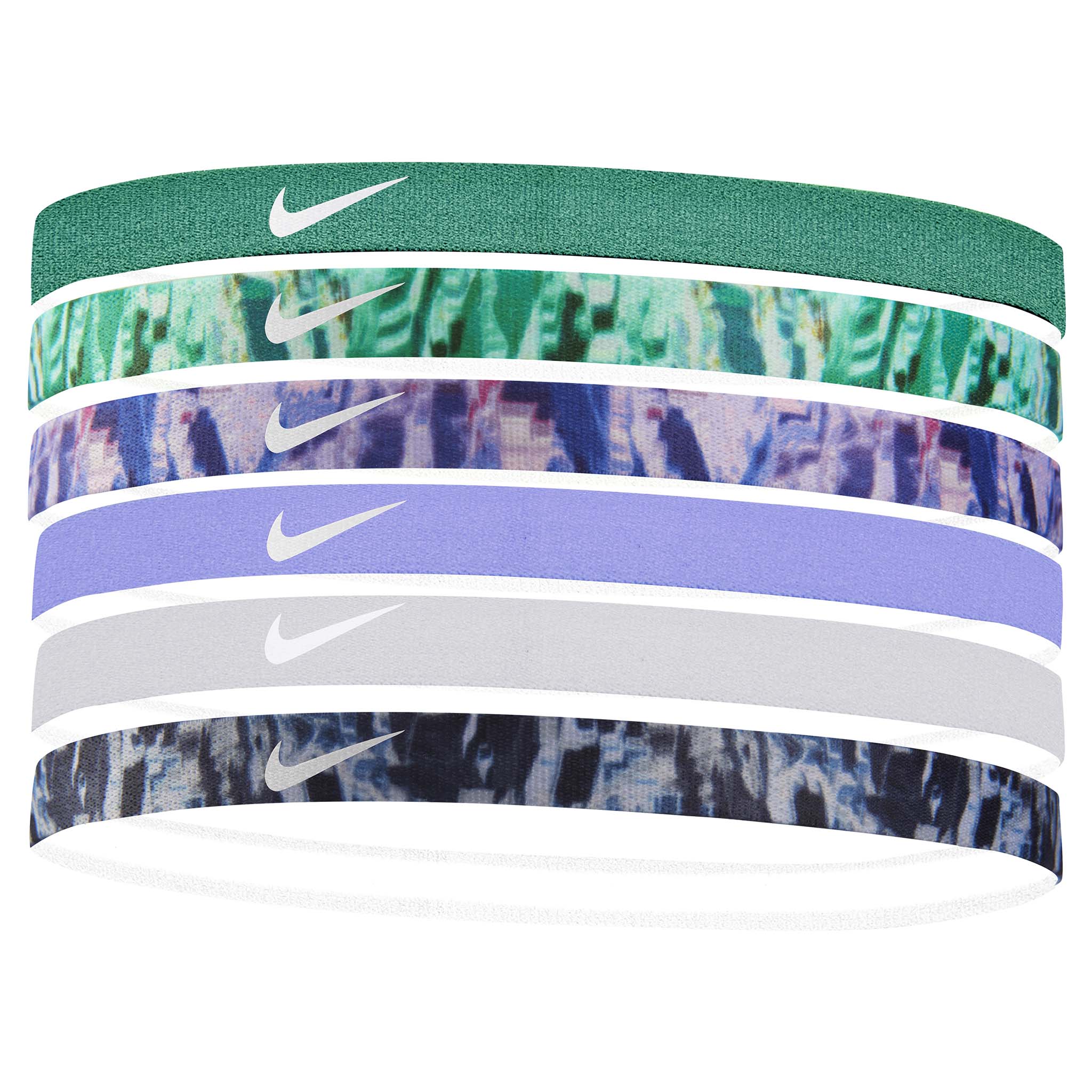 Nike printed headbands assorted 6pk hotsell