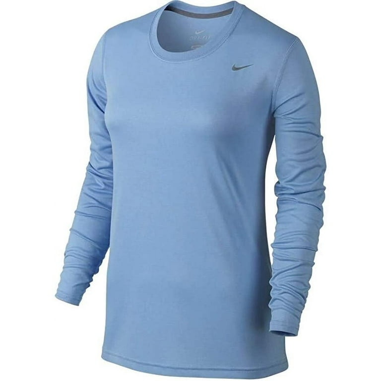 Nike Women's Legend LS Tee Training Wear Light Blue Womens XSmall - Third Coast Soccer