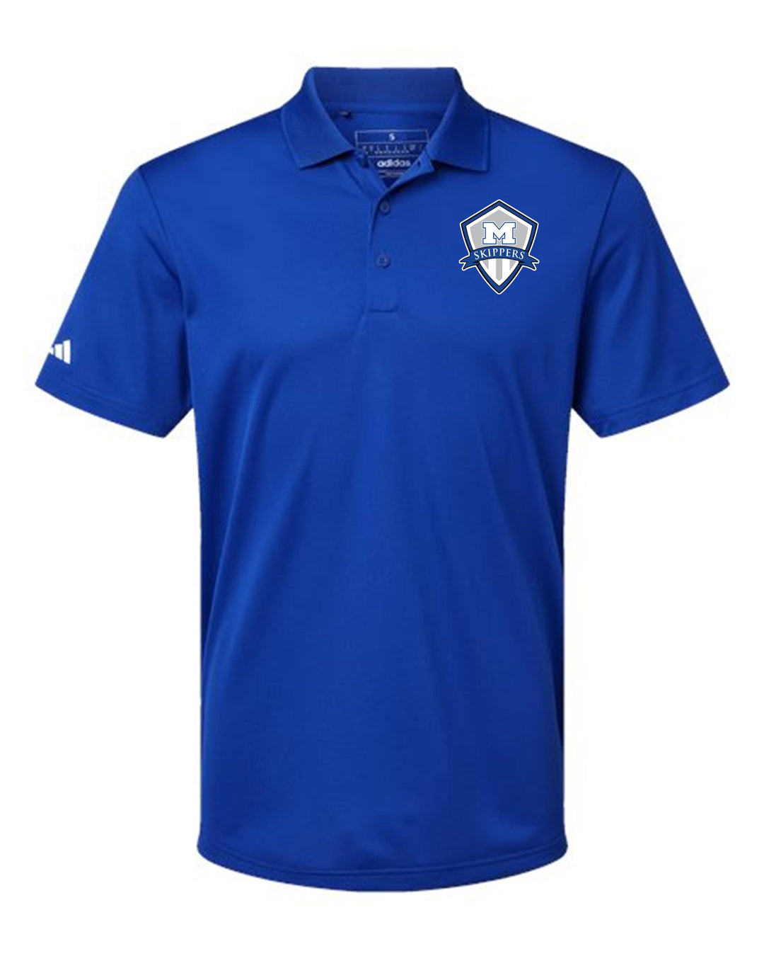 adidas Mandeville HS Basic Sport Polo - Royal MHS 25 - Third Coast Soccer