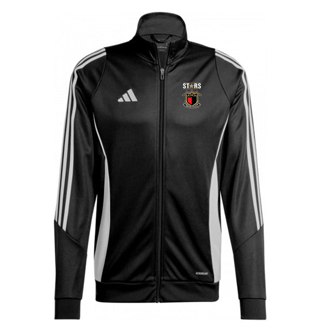 adidas Southern States Men's Tiro 24 Training Jacket - Black/White Southern States 2024-2026 - Third Coast Soccer