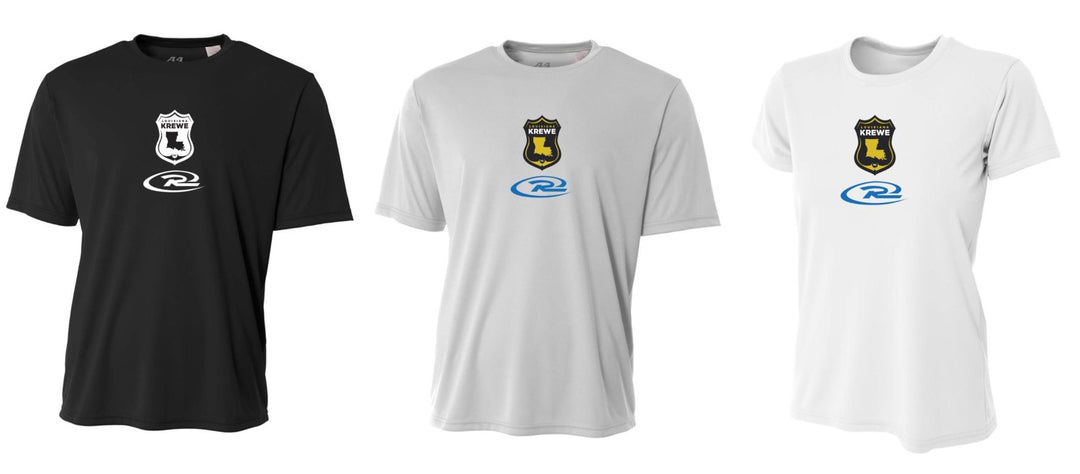A4 LA Krewe-Rush Short-Sleeve Shirt FC - Black, Silver Or White LA Krewe Rush Spiritwear - Third Coast Soccer