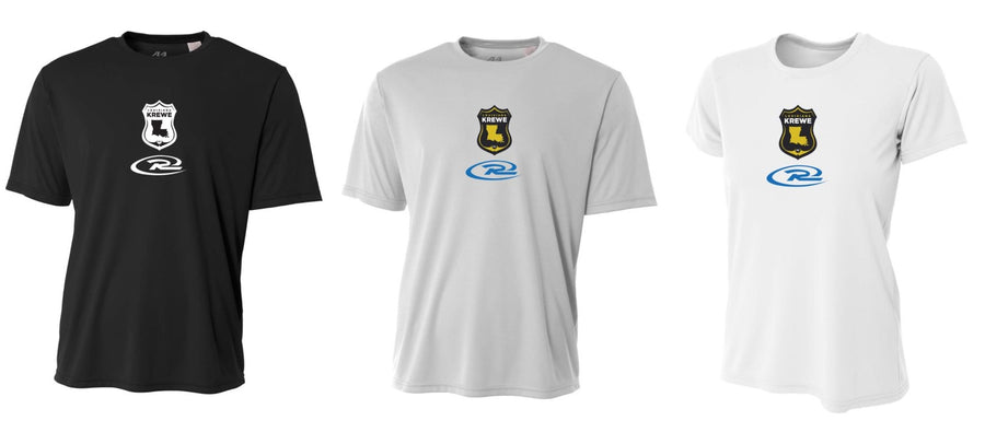 A4 LA Krewe-Rush Short-Sleeve Shirt FC - Black, Silver Or White LA Krewe Rush Spiritwear - Third Coast Soccer