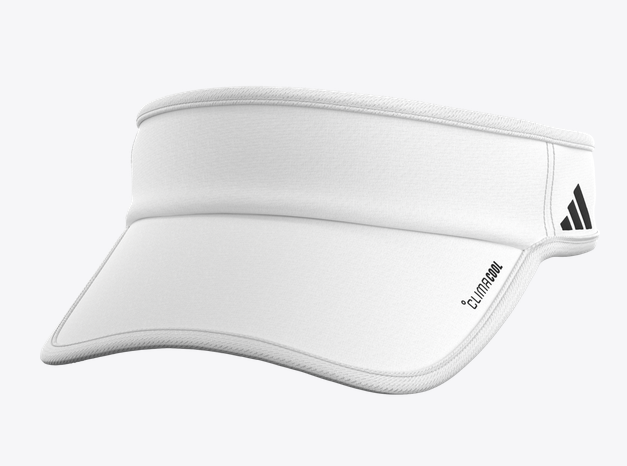 adidas Superlite 3 Team Visor - White Hats - Third Coast Soccer