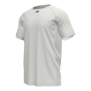 New Balance Men's Raglan Tech Tee T-Shirts White Mens Small - Third Coast Soccer