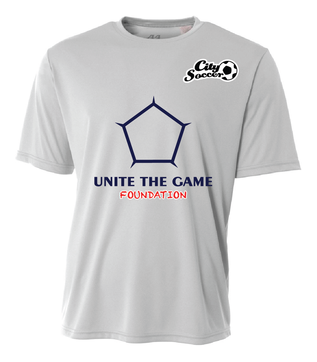 A4 City Soccer Men's Short-Sleeve Performance Shirt - Silver City Soccer - Third Coast Soccer
