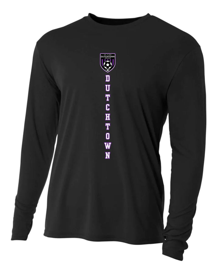 A4 Dutchtown Vertical LS Jersey Dutchtown High School Black Youth Small - Third Coast Soccer