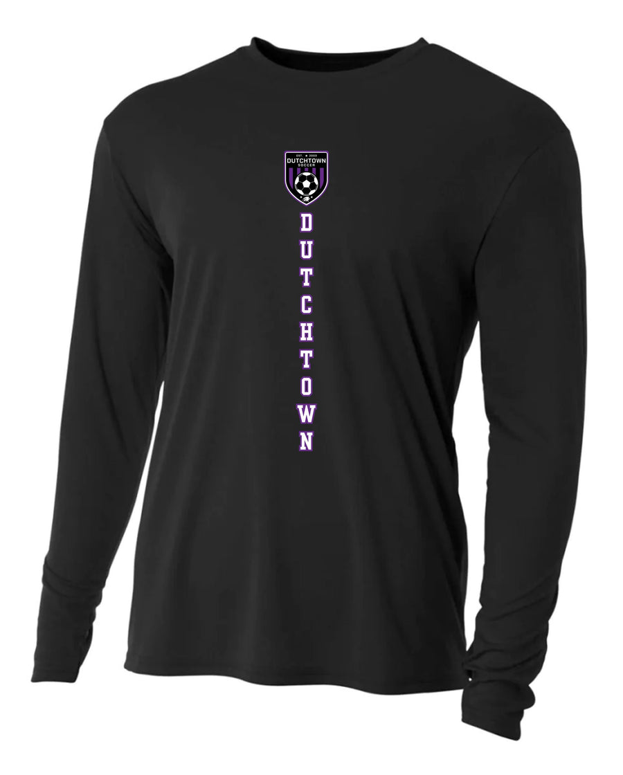 A4 Dutchtown Vertical LS Jersey Dutchtown High School Black Youth Small - Third Coast Soccer