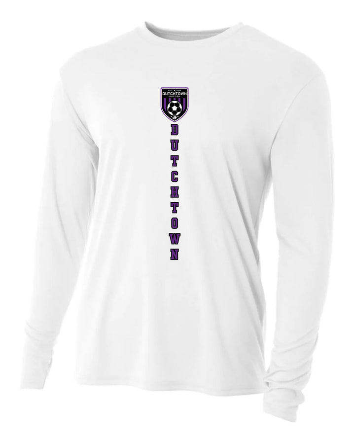 A4 Dutchtown Vertical LS Jersey Dutchtown High School White Youth Small - Third Coast Soccer