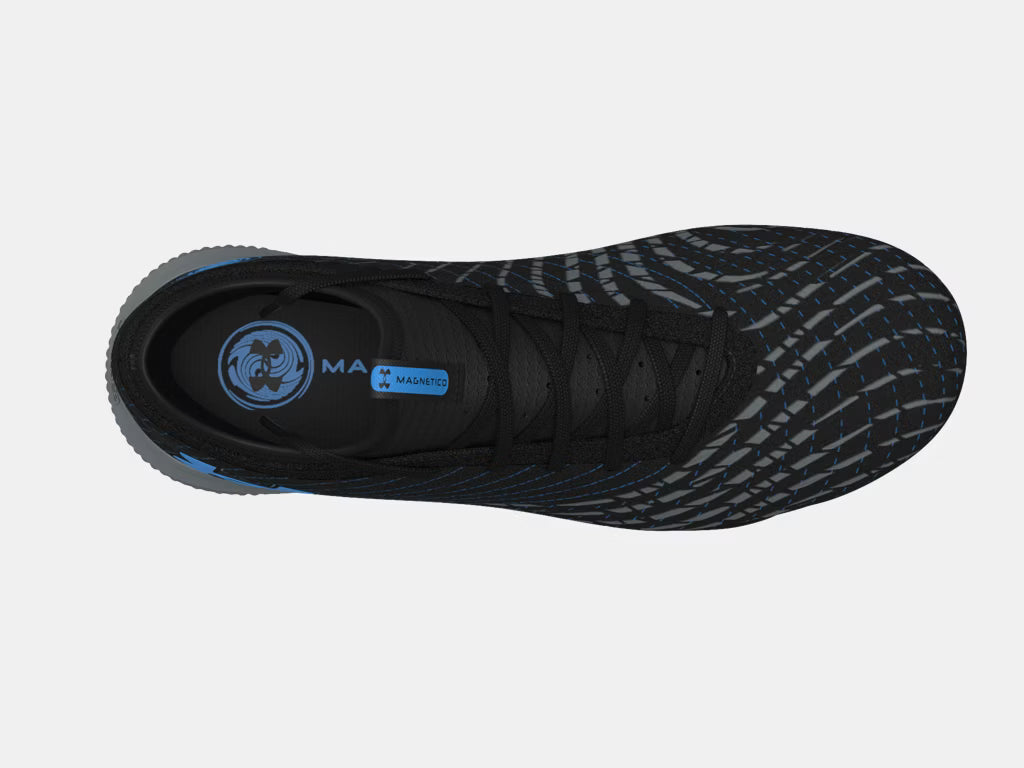 UA Magnetico Select 5 Indoor - Black/Blue Atlantis Mens Footwear - Third Coast Soccer