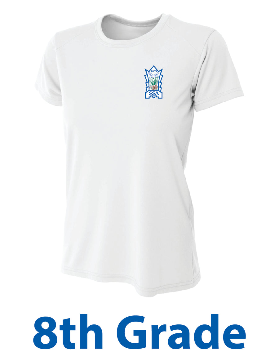 A4 Women's SSA 8th Grade Soccer Jersey - White SSA 24   - Third Coast Soccer