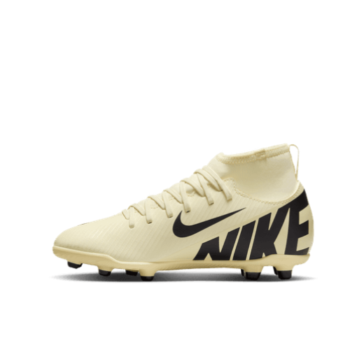 Nike Junior Mercurial Superfly 9 Club FG - Lemonade/Black Youth Footwear   - Third Coast Soccer