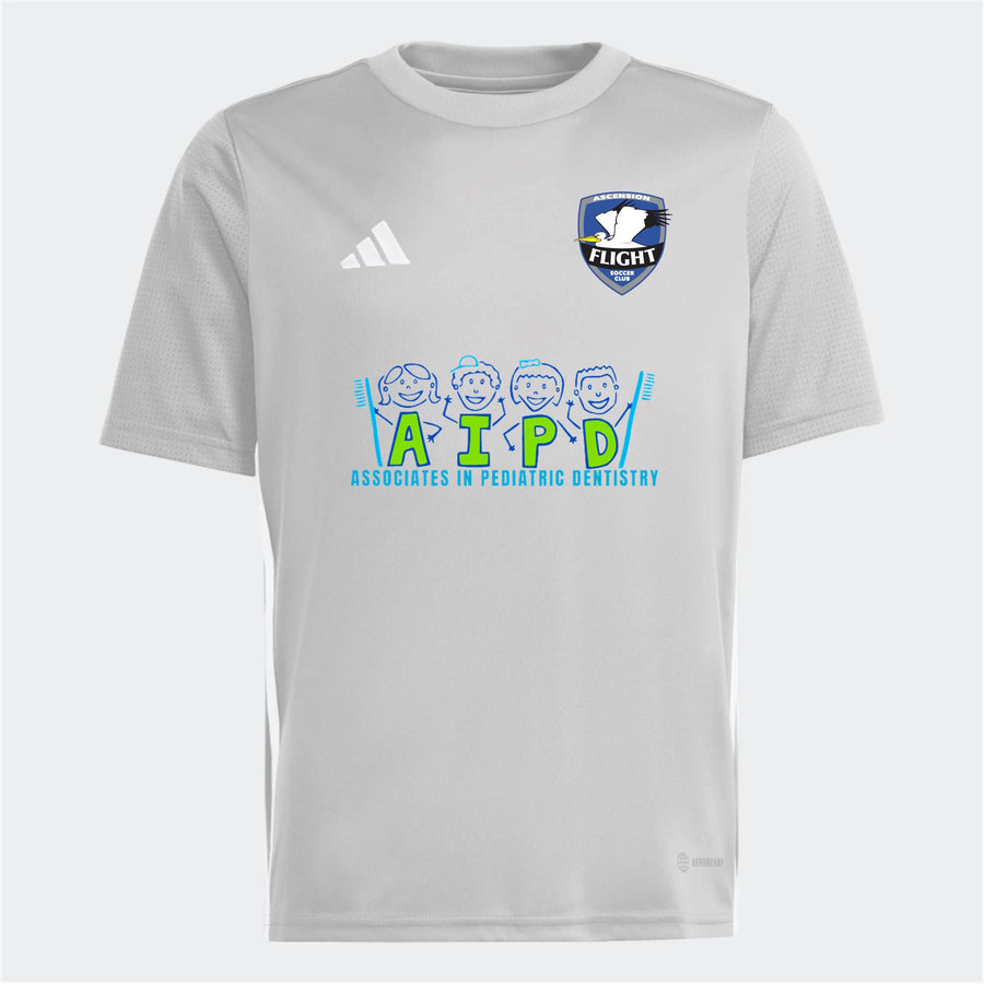 adidas AFSC Academy Youth Tabela 23 Jersey - Grey Ascension Flight Rec & Academy Team Light Grey/White Youth Extra Small - Third Coast Soccer