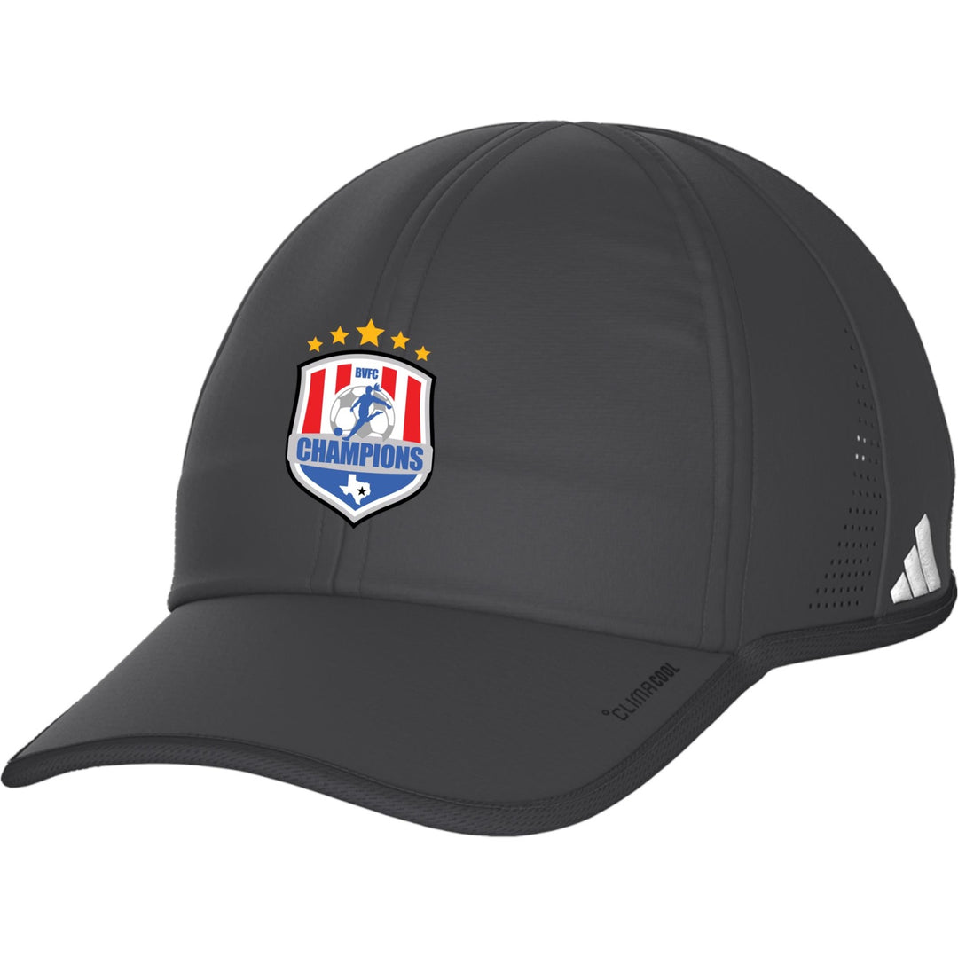 adidas BVFC Men's Superlite 3 Team Hat - Grey BVFC - Third Coast Soccer