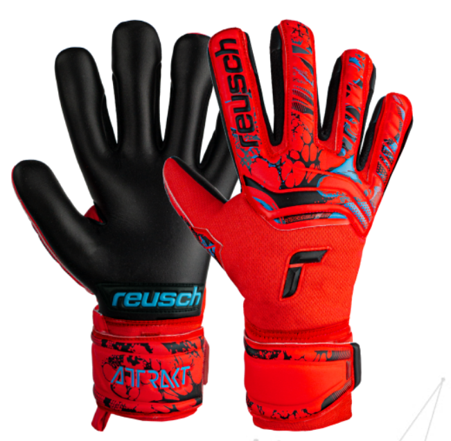 Reusch Attrakt Grip Evolution Finger Support Goalkeeper Glove Gloves   - Third Coast Soccer