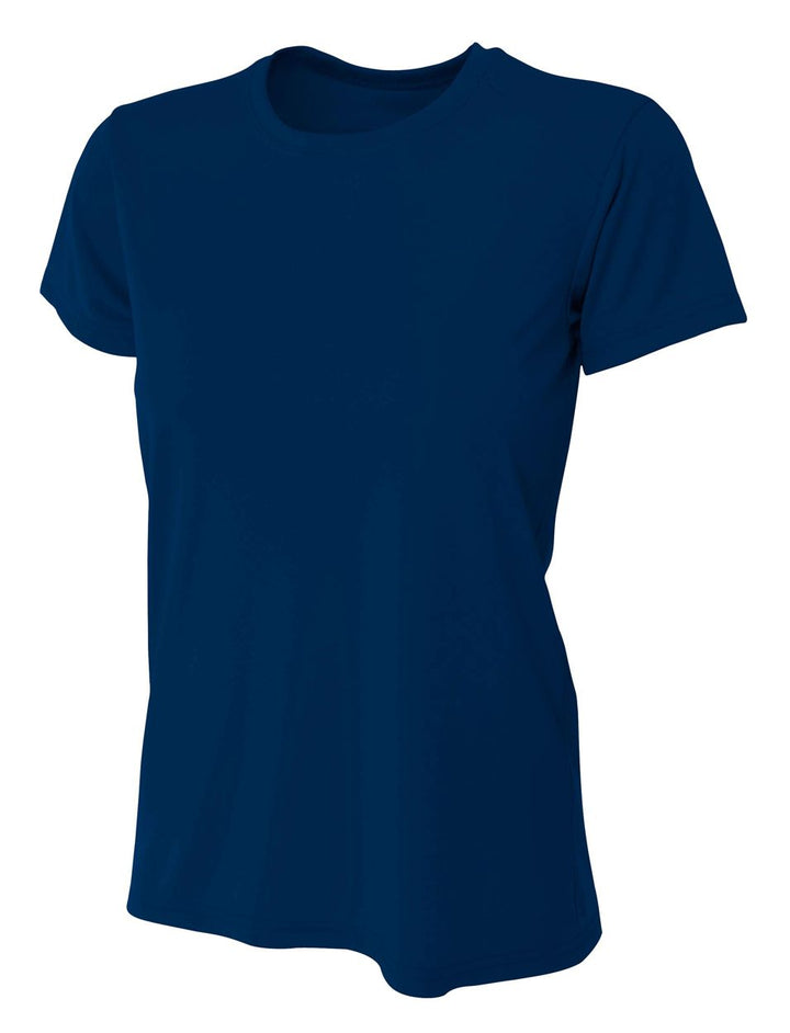 A4 Women's Cooling Performance Crew Training Jersey Navy Womens XSmall - Third Coast Soccer