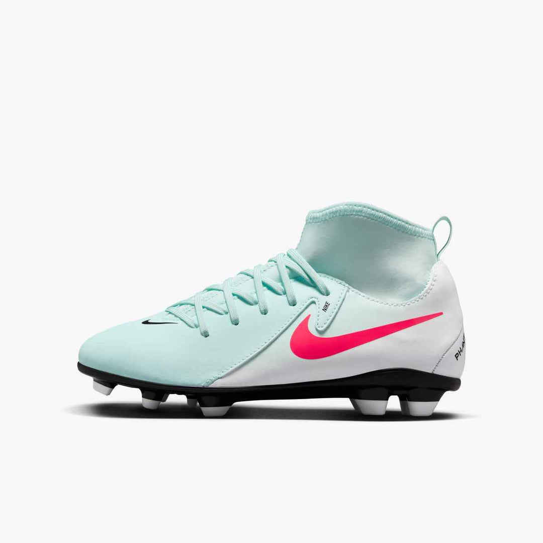 Nike Junior Phantom Luna II Club FG - Mint/Red/Off Noir Youth Footwear - Third Coast Soccer