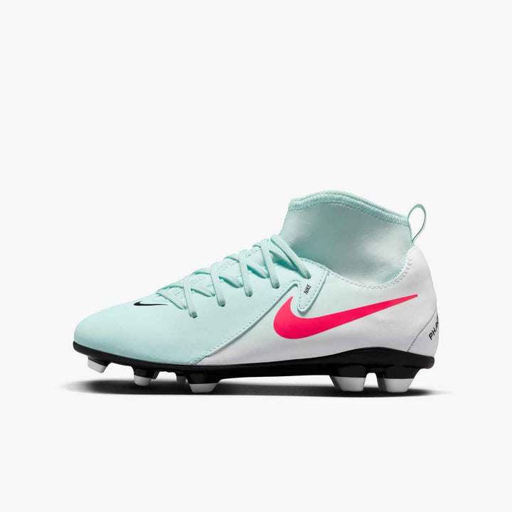 Nike Junior Phantom Luna II Club FG - Mint/Red/Off Noir Youth Footwear - Third Coast Soccer