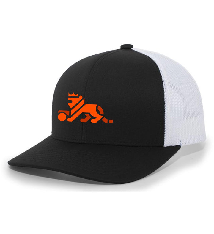 Louisiana Elite Lion Flexfit Premium Trucker Louisiana Elite Spiritwear Full Color Patch Black/White - Third Coast Soccer