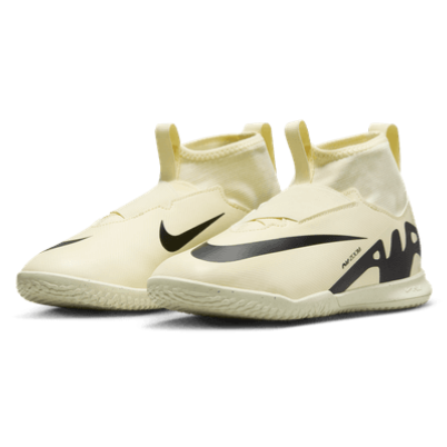 Nike Junior Mercurial Superfly 9 Academy IC - Lemonade/Black Youth Footwear Closeout Lemonade/Black Youth 1 - Third Coast Soccer