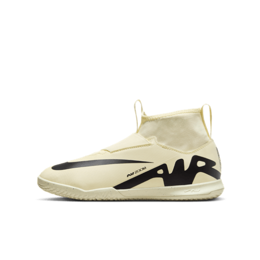 Nike Junior Mercurial Superfly 9 Academy IC - Lemonade/Black Youth Footwear Closeout - Third Coast Soccer