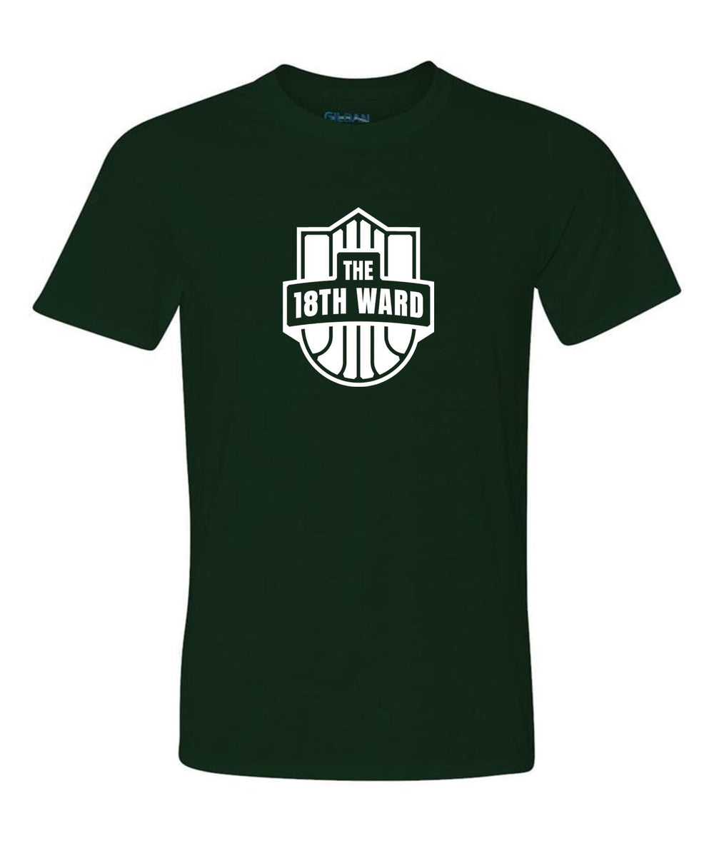 18th Ward Logo Short-Sleeve T-Shirt 18th Ward Spiritwear Forest Mens Small - Third Coast Soccer