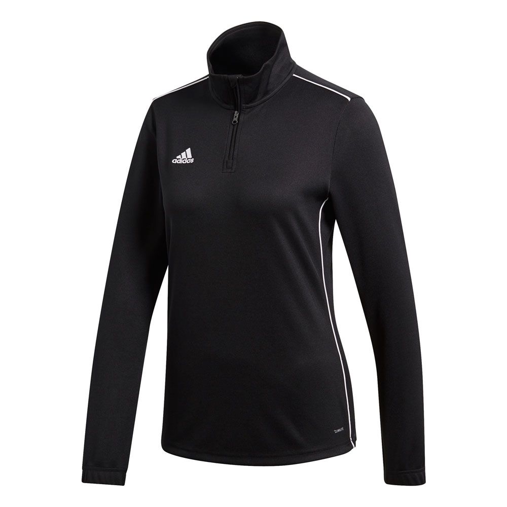 adidas Women's Core 18 Training Top - Black Training Wear - Third Coast Soccer