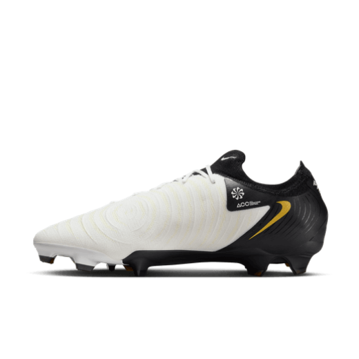Nike Phantom GX II Pro FG - White/Black/Gold Men's Footwear Closeout - Third Coast Soccer