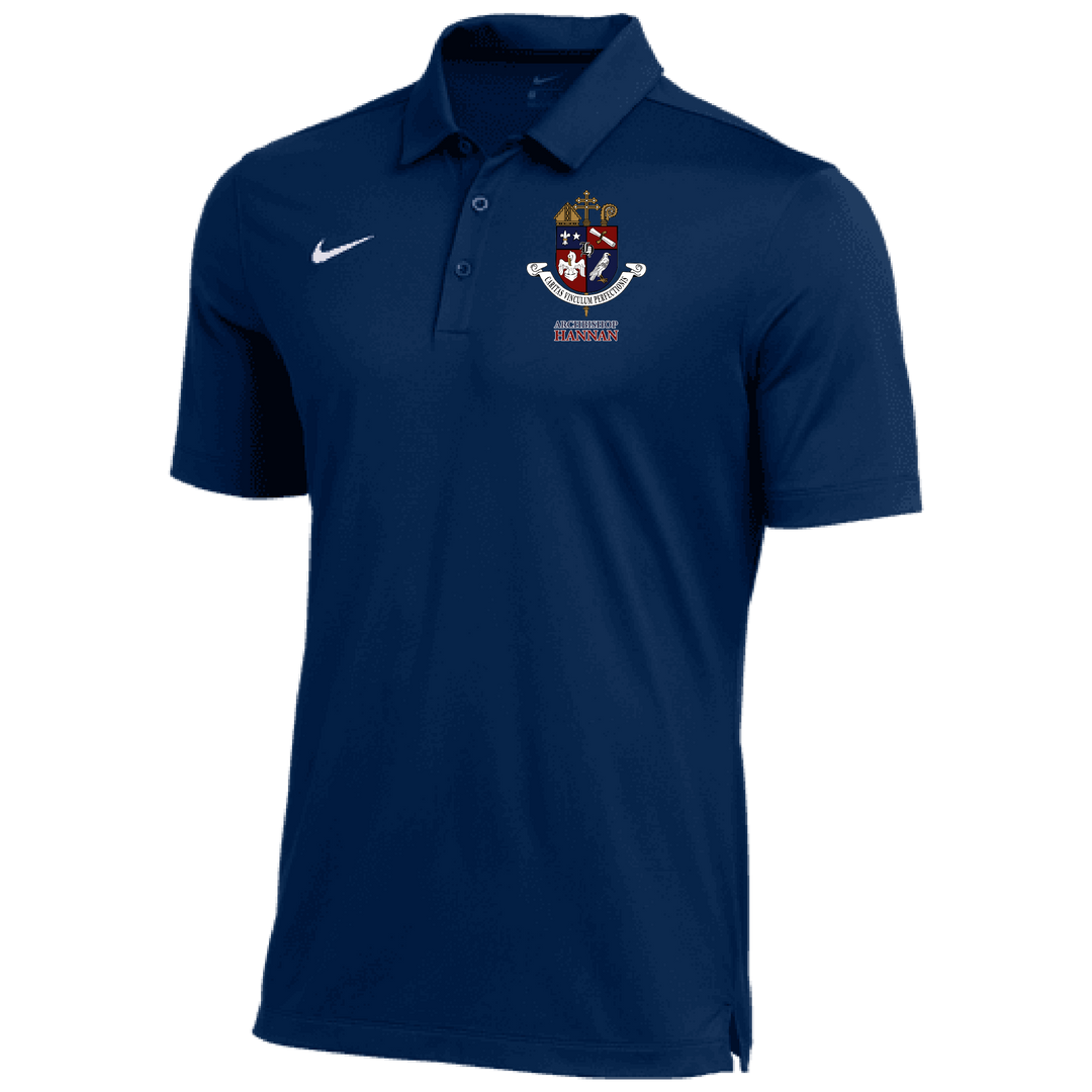 Nike Archbishop Hannan Men's Franchise Polo Hannan Girls 25 College Navy/White Mens Small - Third Coast Soccer