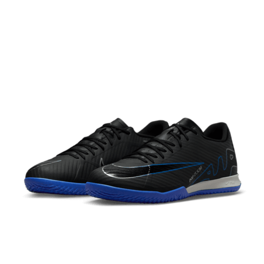 Nike Mercurial Vapor 15 Academy IC - Black/Chrome/Hyper Royal Mens Footwear   - Third Coast Soccer