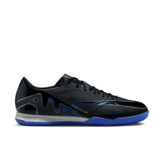 Nike Mercurial Vapor 15 Academy IC - Black/Chrome/Hyper Royal Men's Footwear Closeout   - Third Coast Soccer