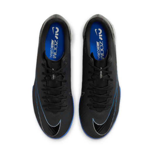 Nike Mercurial Vapor 15 Academy IC - Black/Chrome/Hyper Royal Mens Footwear   - Third Coast Soccer