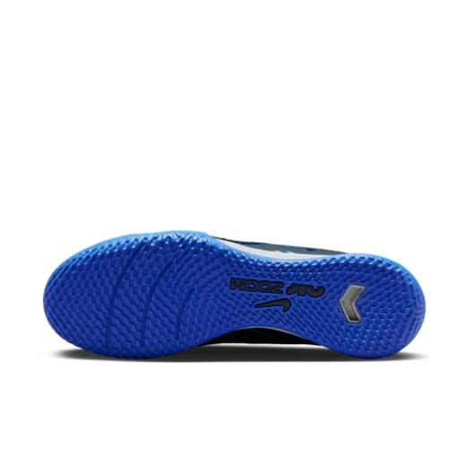 Nike Mercurial Vapor 15 Academy IC - Black/Chrome/Hyper Royal Men's Footwear Closeout   - Third Coast Soccer