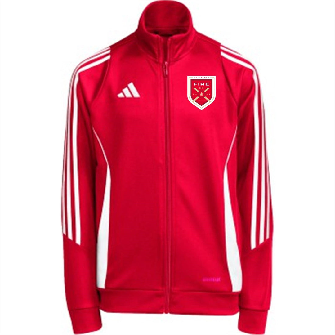 adidas Louisiana Fire Youth Tiro 24 Training Jacket - Red Louisiana Fire 2024-2026 - Third Coast Soccer