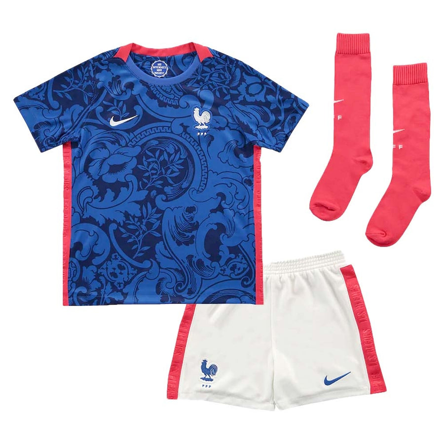Nike Kids France Home Kit 2020 International Replica Closeout   - Third Coast Soccer