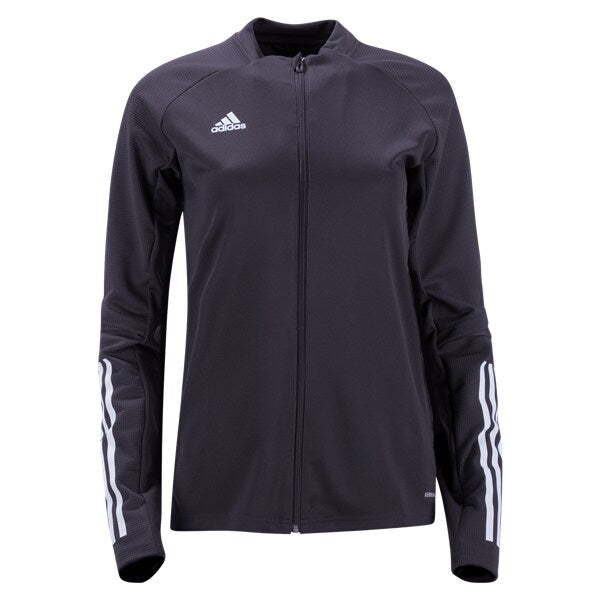 adidas Women's Condivo 20 Training Jacket - Black/White Jackets   - Third Coast Soccer