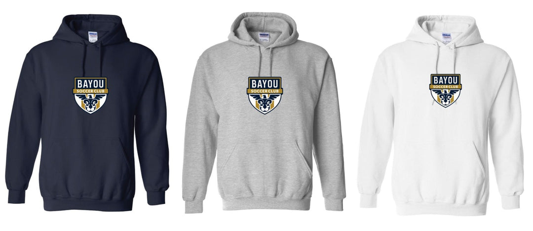 Bayou Soccer Club Logo Hooded Sweatshirt Bayou Soccer Club Spiritwear - Third Coast Soccer