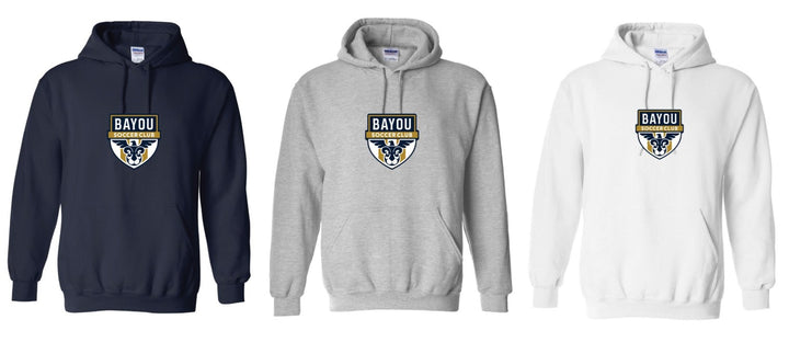 Bayou Soccer Club Logo Hooded Sweatshirt Bayou Soccer Club Spiritwear - Third Coast Soccer