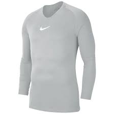 Nike Dri-Fit LS First Layer Jersey Training Wear Pewter Grey Mens XSmall - Third Coast Soccer