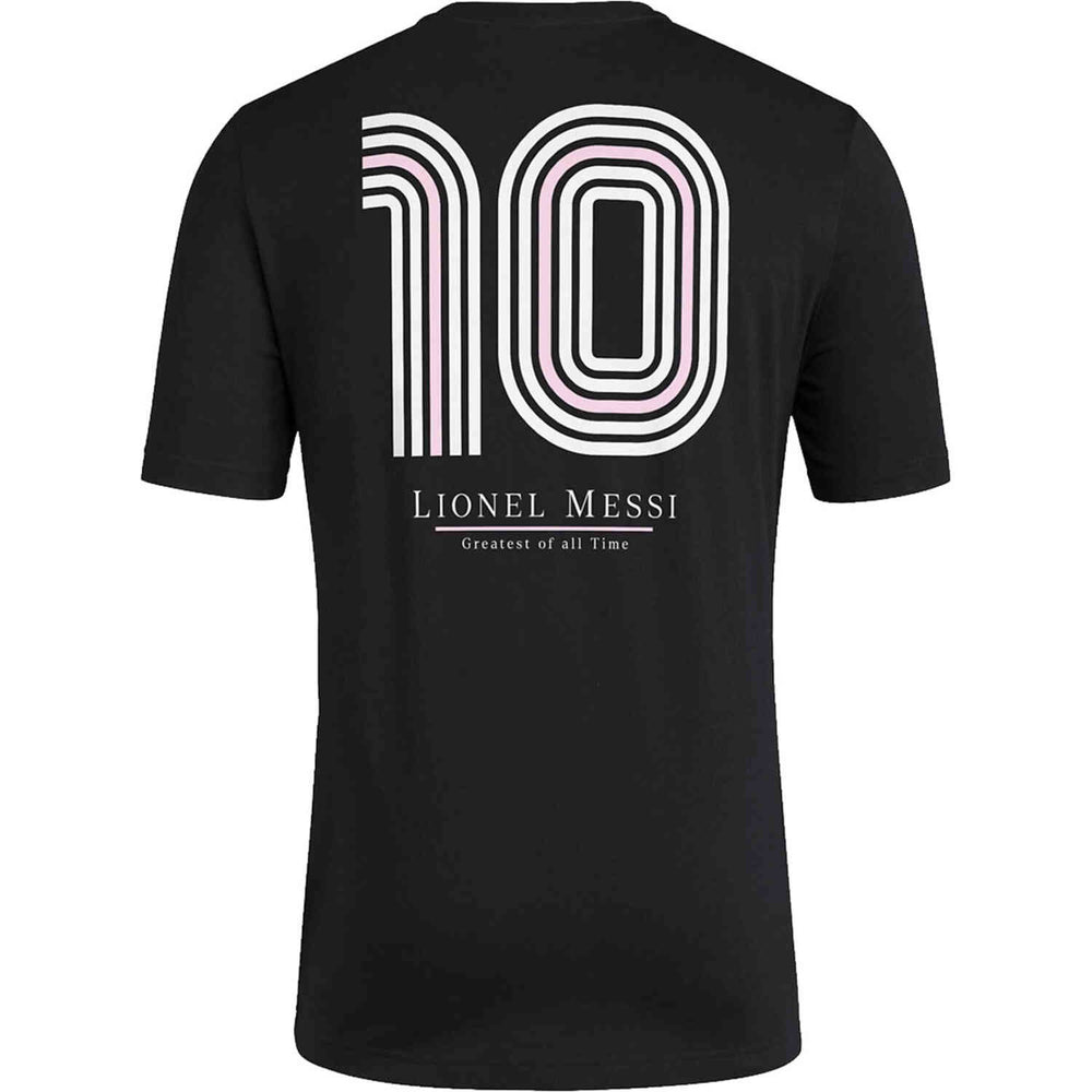adidas Messi Heritage 10 Tee - Black Club Replica   - Third Coast Soccer