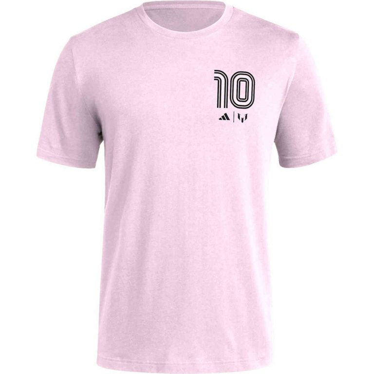 adidas Messi Heritage 10 Tee - Pink – Third Coast Soccer