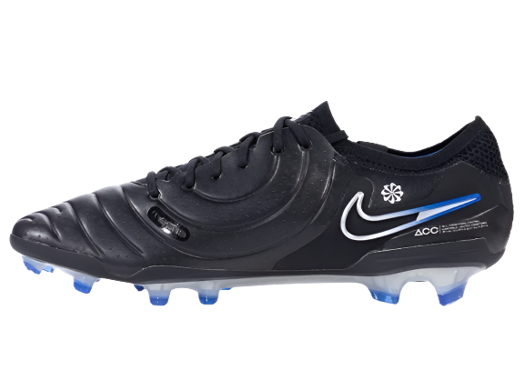 Nike Tiempo Legend 10 Elite FG - Black/Chrome/Hyper Royal Men's Footwear Closeout - Third Coast Soccer