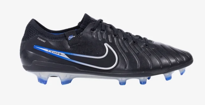Nike Tiempo Legend 10 Elite FG - Black/Chrome/Hyper Royal Men's Footwear Closeout - Third Coast Soccer