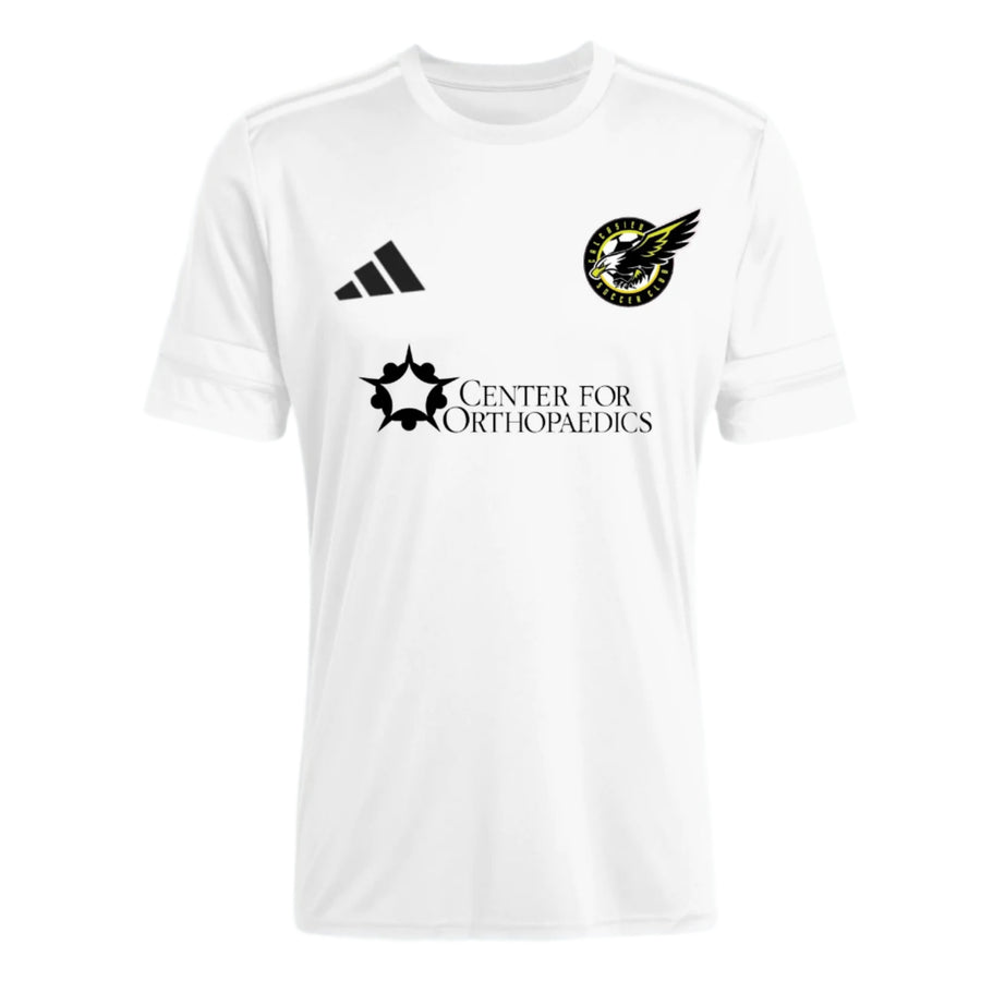 adidas CSC Youth Squadra 25 Jersey - White Calcasieu Soccer Club 25-27 - Third Coast Soccer
