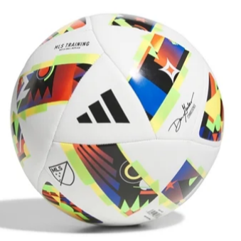 adidas MLS Training Ball 2024 - White/Black/Gold Balls   - Third Coast Soccer