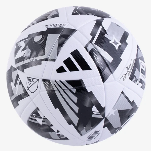 adidas MLS League NFHS Ball 2024 - White/Black/Silver Balls   - Third Coast Soccer