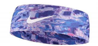 Nike Fury Printed Headband 3.0 - Lapis/White Player Accessories   - Third Coast Soccer