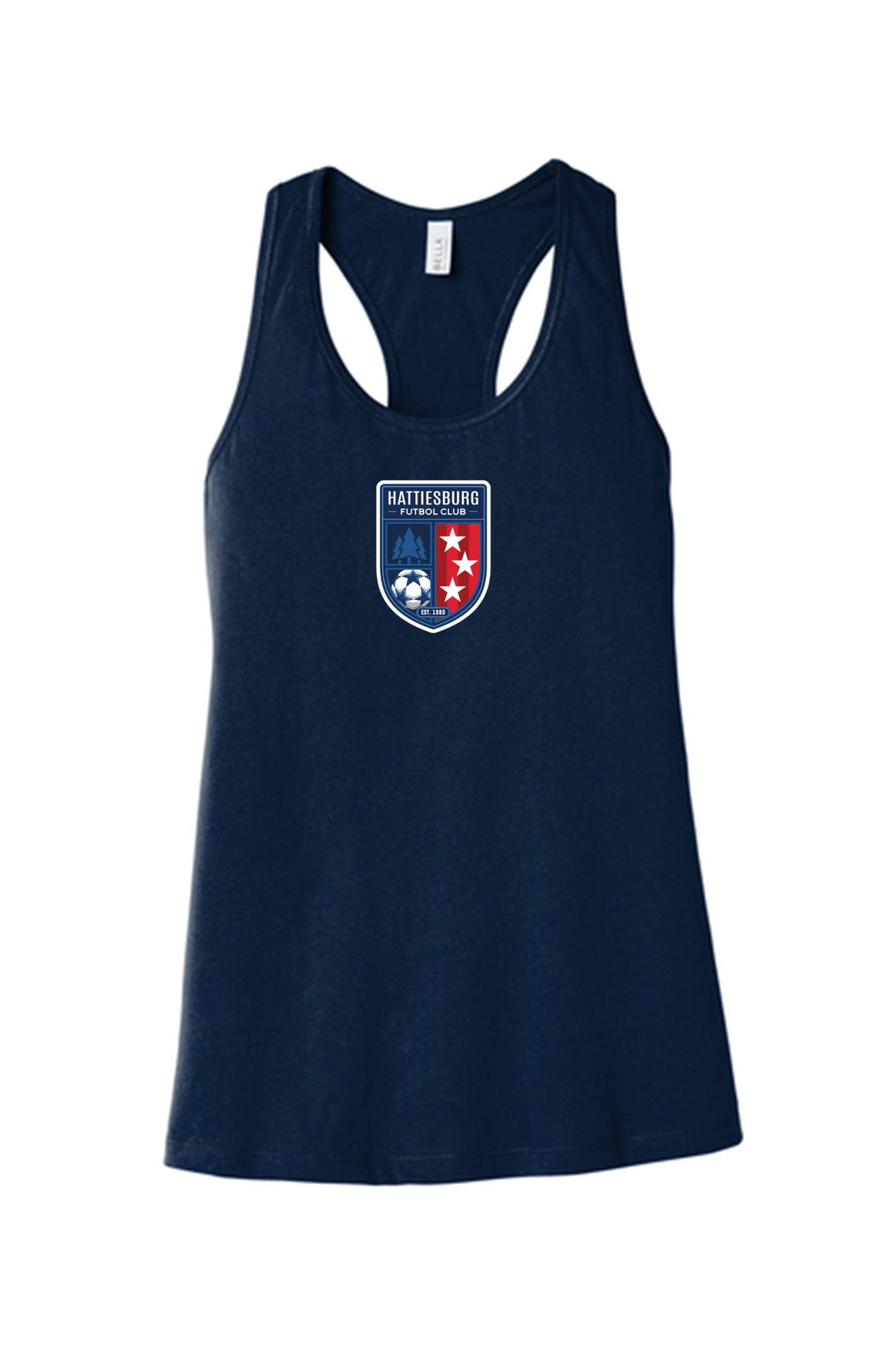 HFC Women's Shield Racerback Tank HFC Spirtwear Navy Womens Small - Third Coast Soccer